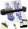 Tattoo Stencil Printer, Bluetooth Thermal Printer with Save Custom Templates, Multi Sizes ≤ A4, Tattoo Transfer