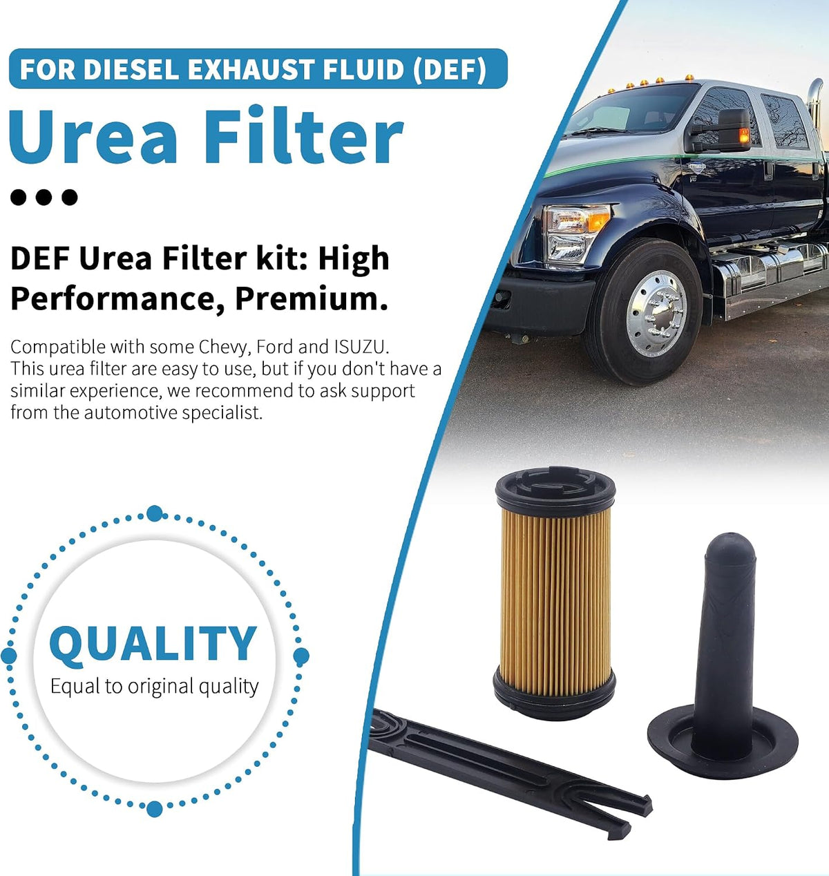UF101 Urea Filter Kit 1457436033 Compatible with Fleetguard UF101