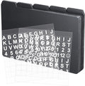 50 Pcs Index Card Dividers 5 x 8 Inch Index Card Dividers with Cards Guides with 2 Pcs A-Z Alphabet Number Stickers