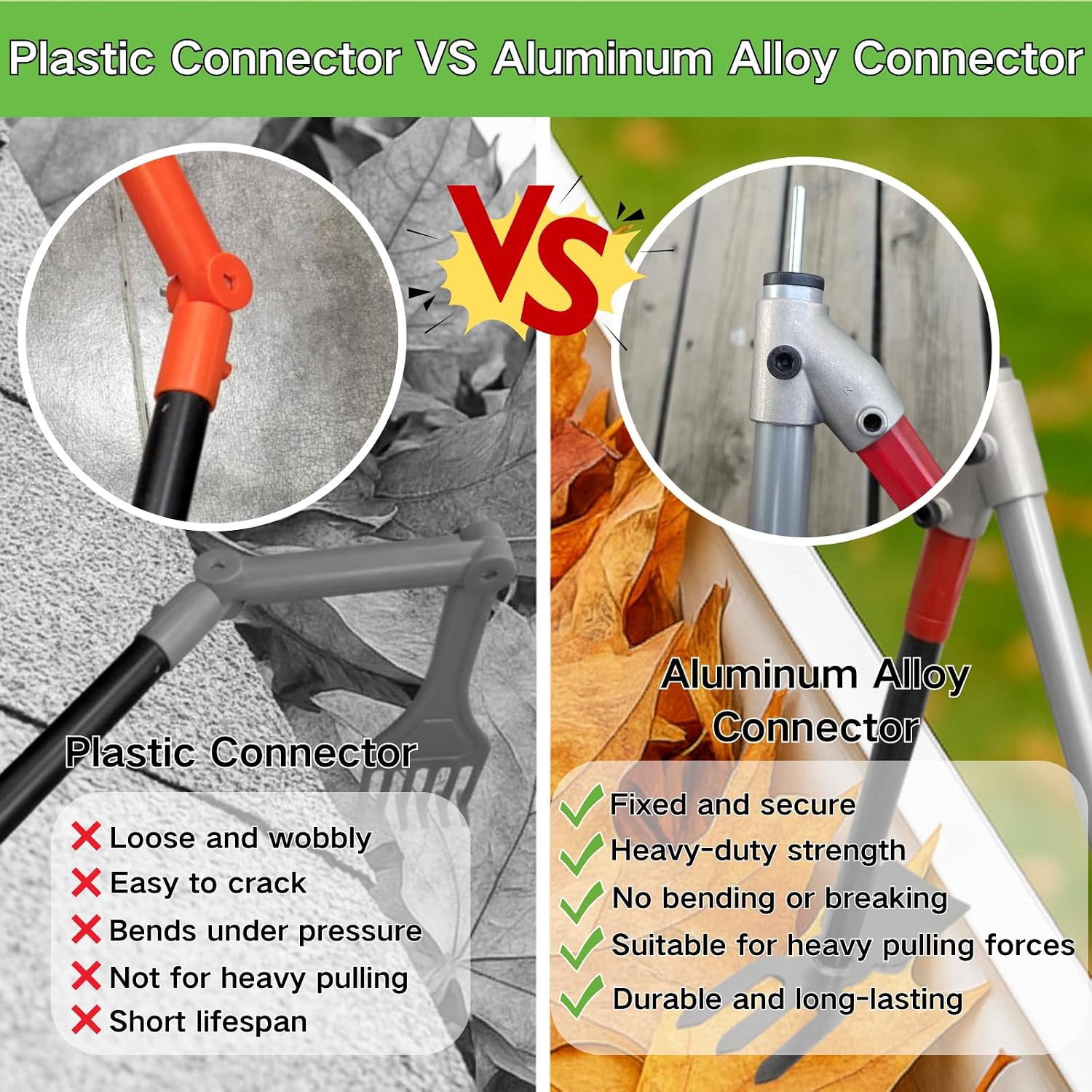 10FT Gutter Cleaning Tool with Extension Pole No Ladder Needed