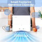 Touchless Vacuum Automatic Dustpan, 20Kpa Suction, Compact Baggless Design