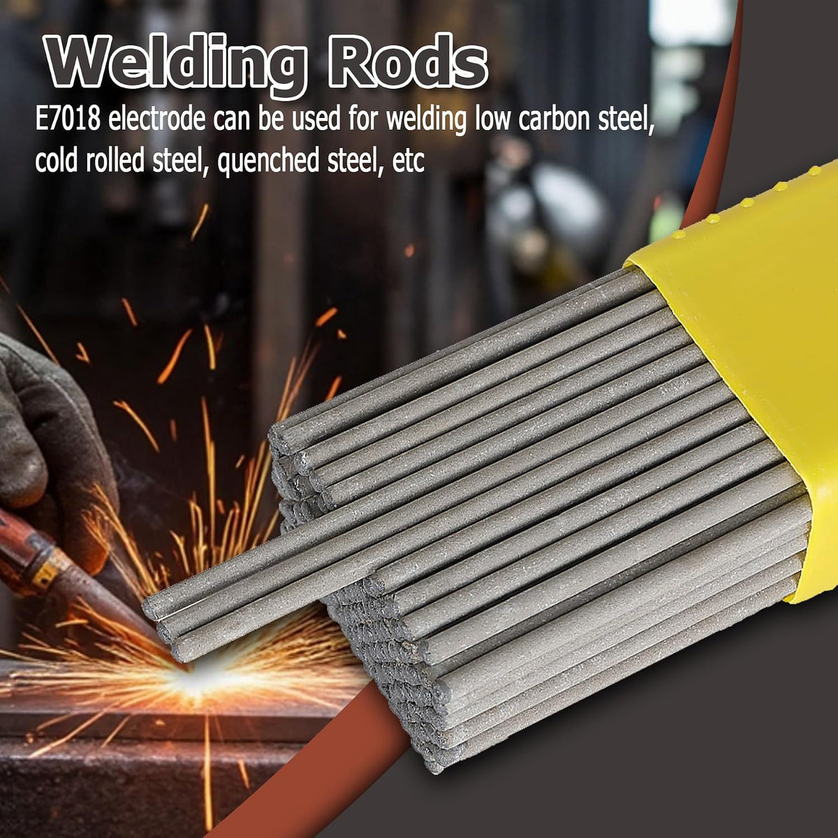 60 Lbs E7018 1/8 Inch Arc Welding Rods Carbon Steel Electrode