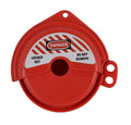 TF-480 Rotating Gate Valve Lockout (1''-3'' Valve Handle Diameters, Red, ABS Material)