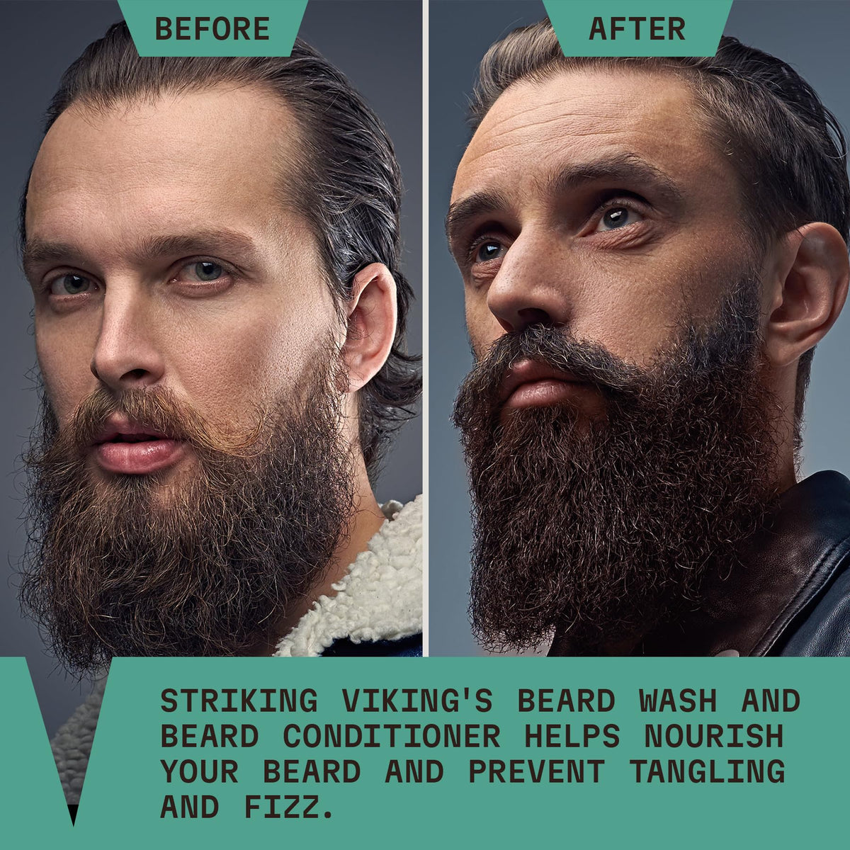 Beard Shampoo & Conditioner - 10 Oz Each