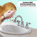 Eye Wash Kit, Faucet Mounted Emergency Eye Wash Station - 1 Pack