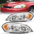 JSBOYAT Headlight Assembly Fit for 2006-2013 Chevy Impala