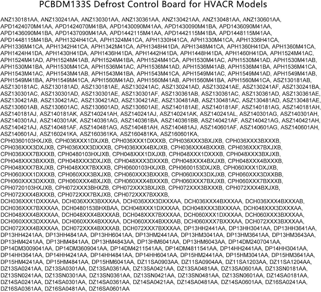 PCBDM133S Defrost Control Board HVACR ANZ130181AA APD1424070M41AA