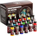 Tattoo Ink Set 18 Colors, 1 Fl Oz Vegan Professional