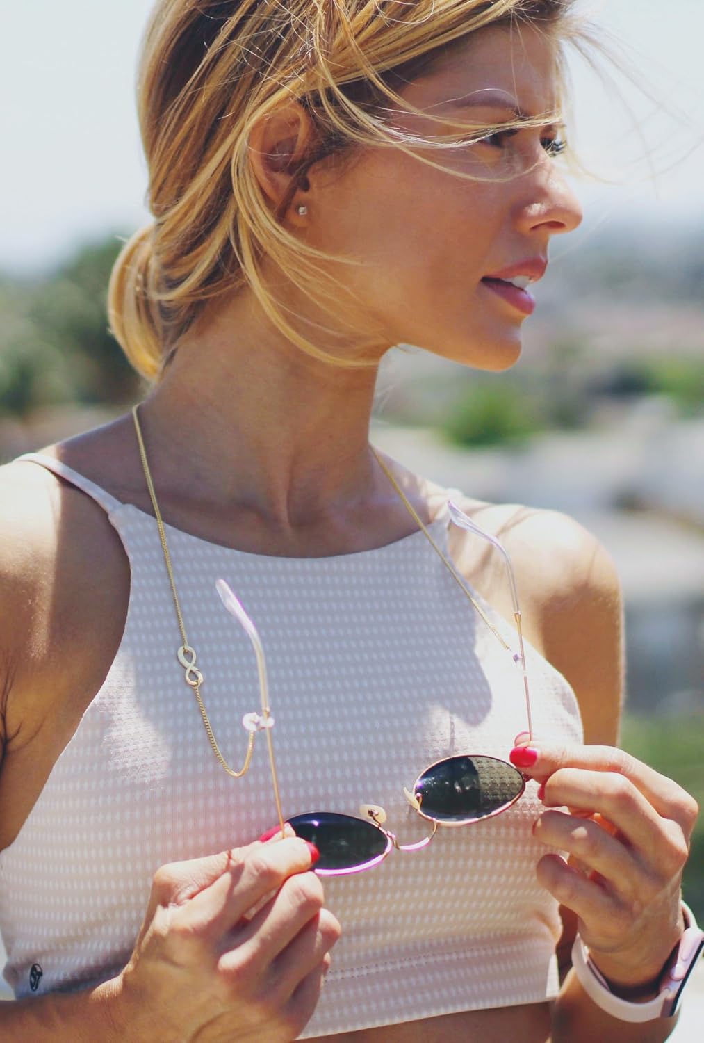 Glasses Chain, Eyeglass Strap For Women Sunglasses - 14K Gold Eyeglasses Chain, Eye Glasses Holders Around Neck