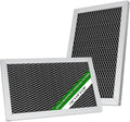 2PCS Microwave Charcoal Filter Compatible with GE JVM6175EK5ES JVM6175SK5SS JVM6175YK5FS JVM6172SK5SS