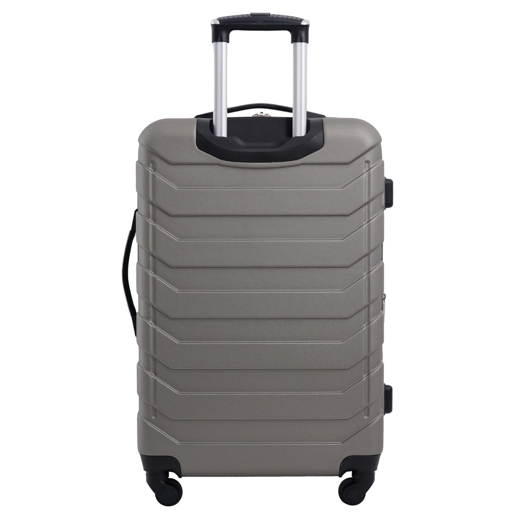 4 Piece Miami Luggage and Packing Cubes Set, Desert Taupe
