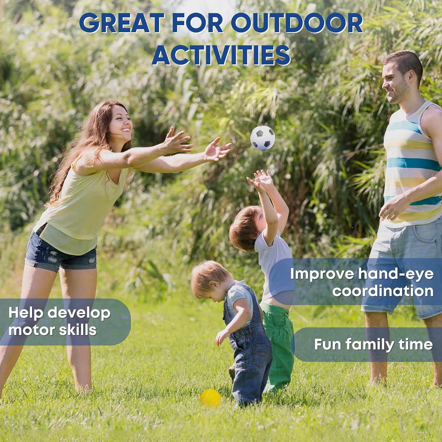 Toddler Ball Set - Foam Balls - Sports & Outdoor Play Toys - Balls For Kids | Outside toys for toddlers, Mini sports
