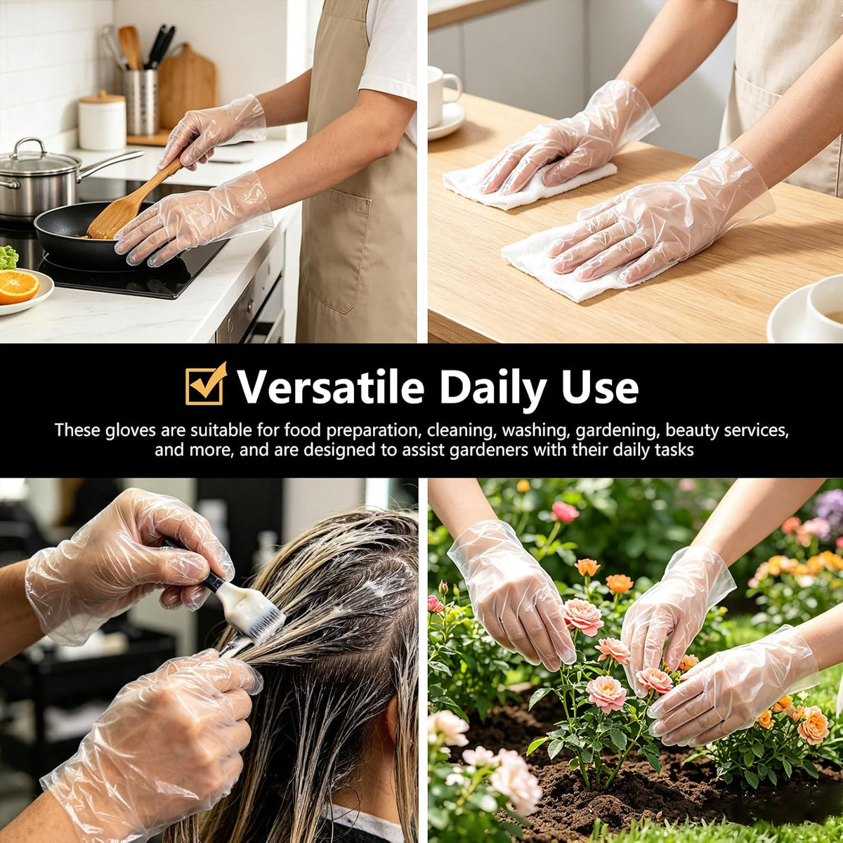 Disposable Gloves Food Handling and Prep