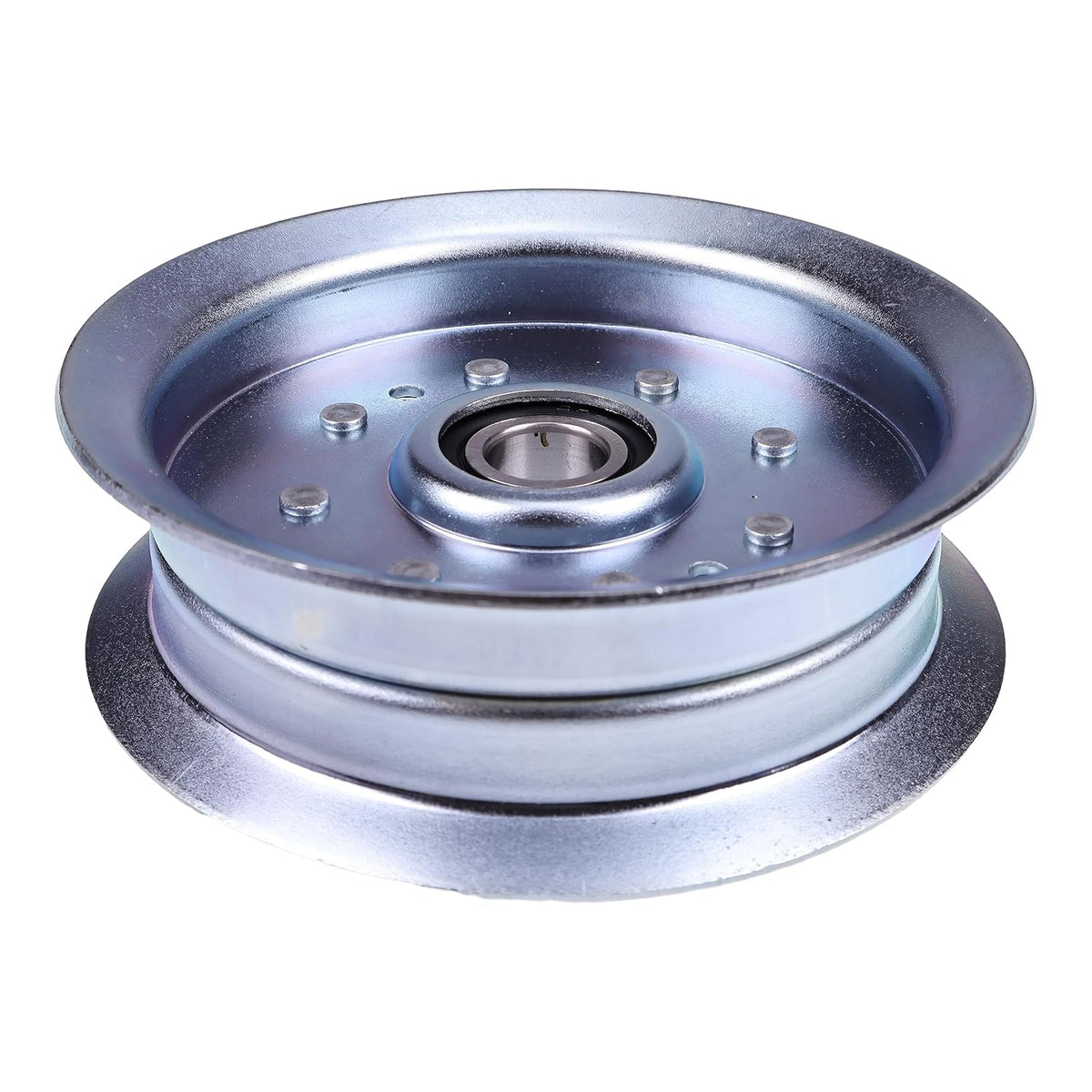 JEENDA Idler Pulley GY22082 GY20629 Compatible with John Deere D100, D120, D140, E110, E130, E180, X105, X125 Tractors Flat Idler Sheave GY20110, 756-05034a, 756-05034