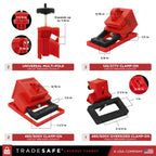 Breaker Lockout Tagout Kit, Electrical Loto Kit, 1 Key Per Lock