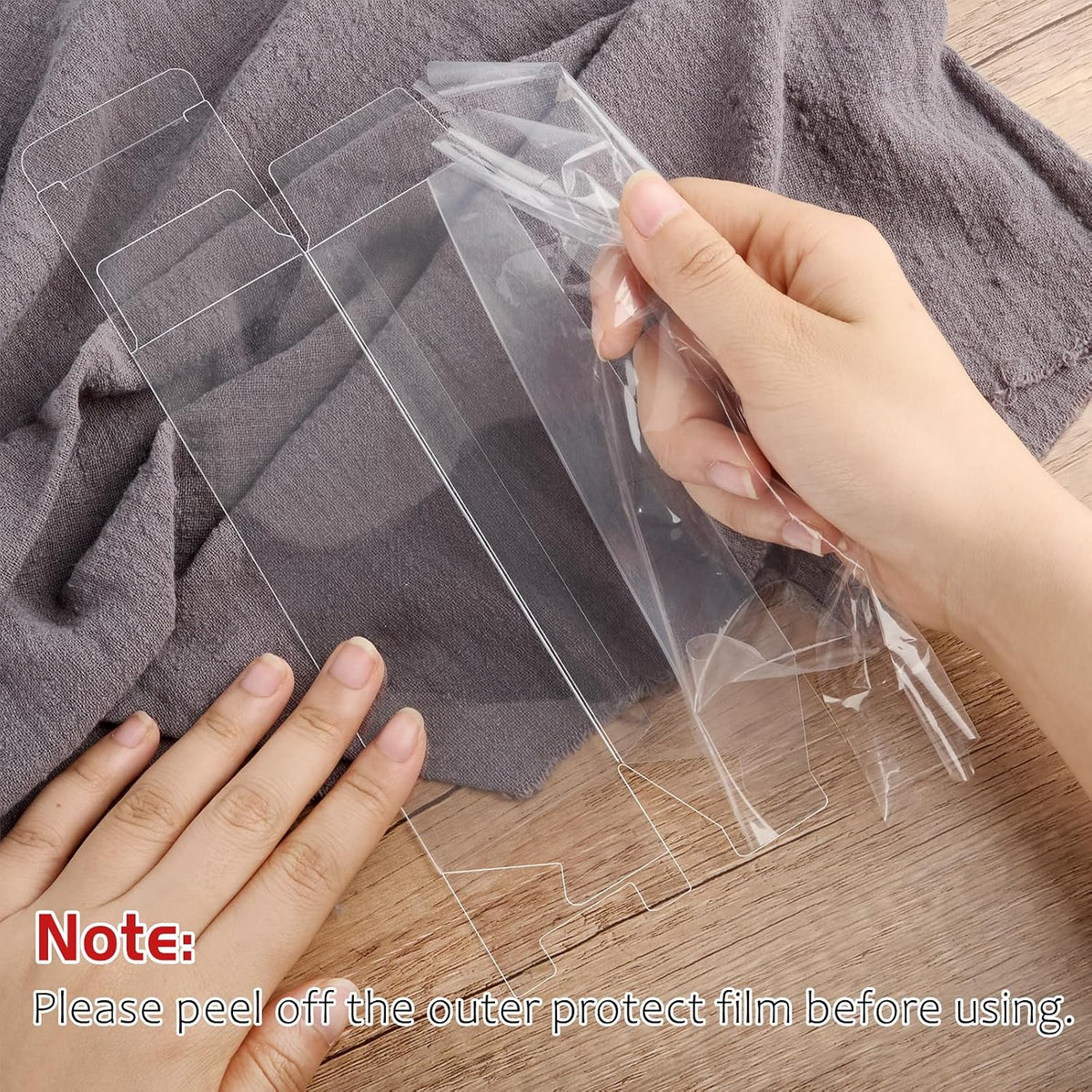 2x2x6 Inches Clear Favor Boxes for Treats, 30 Pack