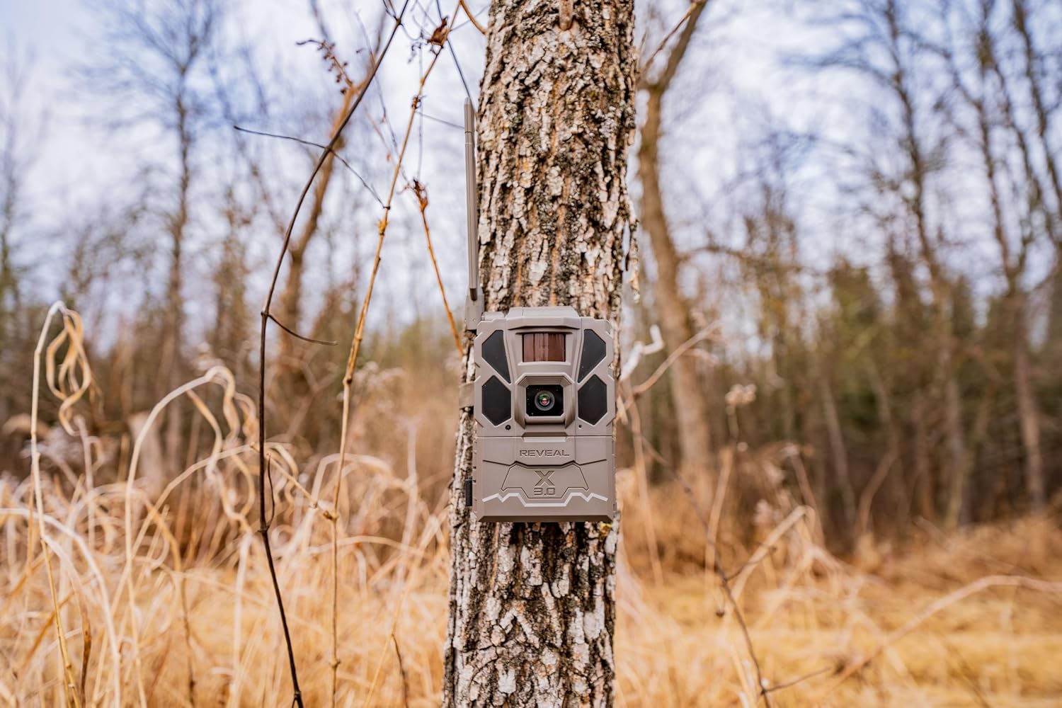 Reveal X 3.0 Cellular Trail Camera, Night Vision, Waterproof | 4K photo, 1080p video; auto-connect multi-carrier LTE;