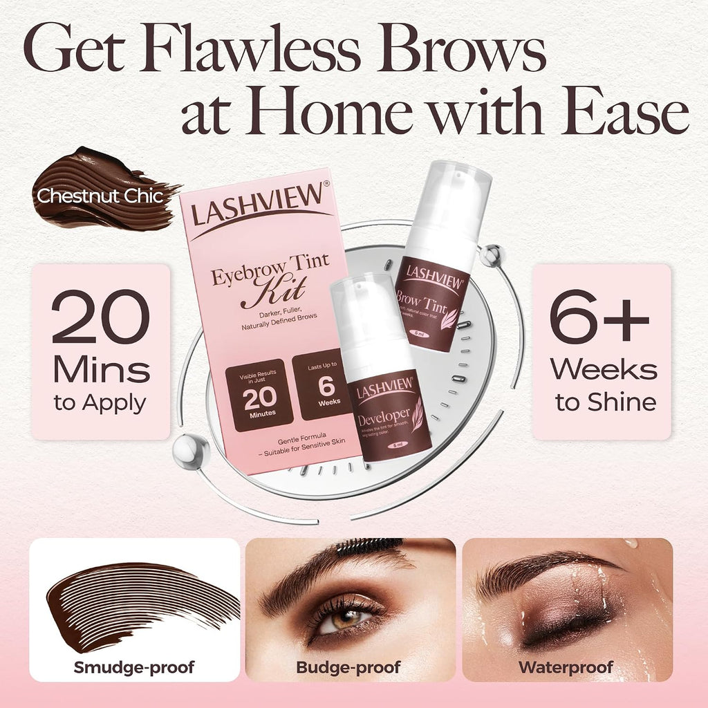 Lash Lift and Eyebrow Kit, Professional Eyelash Perm Kit and Eyelash & Eyebrow Set Quick Lifting & Voluminous