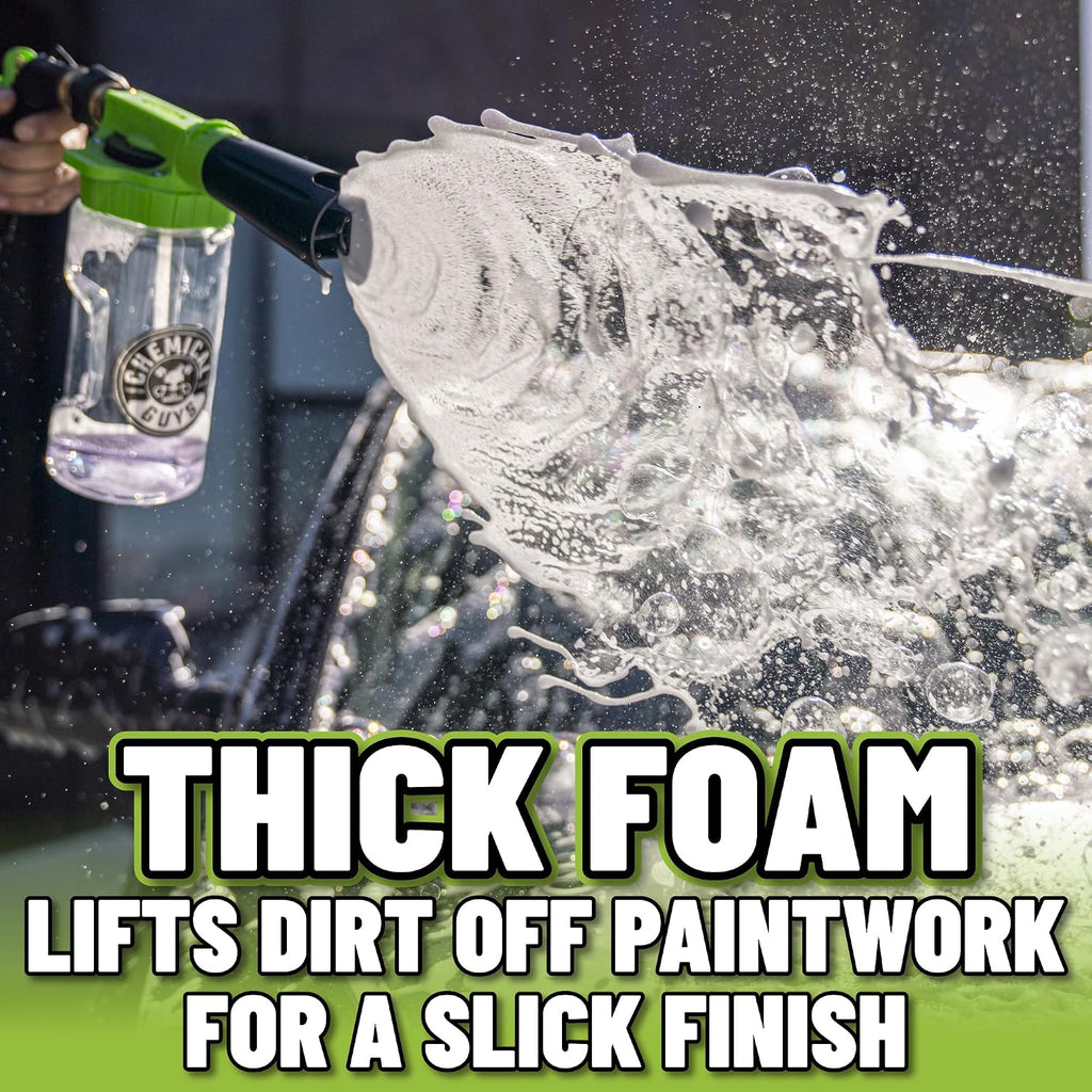 Foam Blaster 6 Foam Gun & Chenille Wash Mitt Kit, 2-Piece | Foam gun connects to any garden hose for thick suds