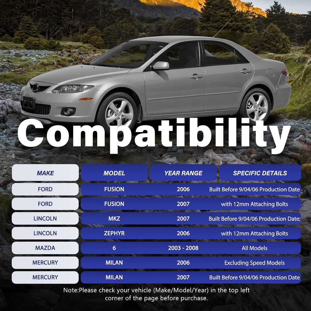 K620815 Front Lower Control Arms Fit for 2003-2008 Mazda 6