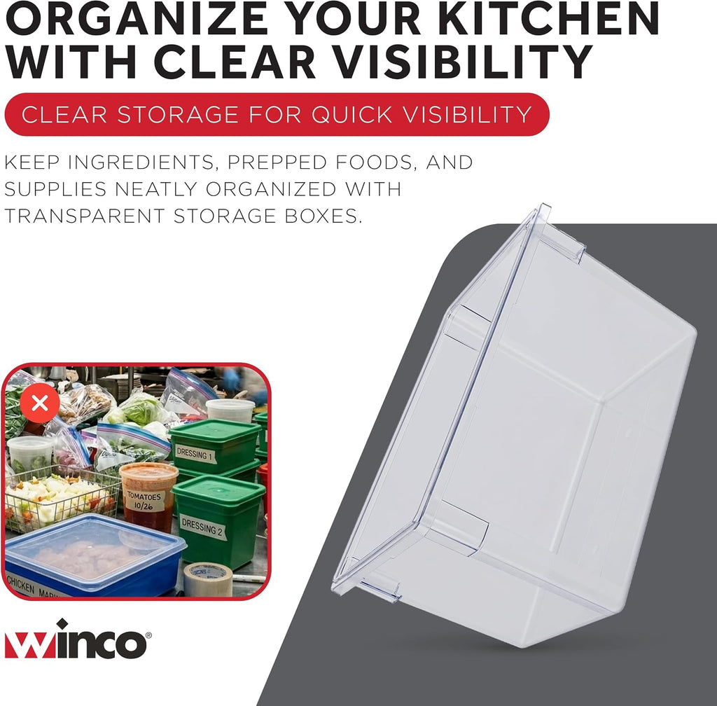 18" x 26" Clear Food Storage Box