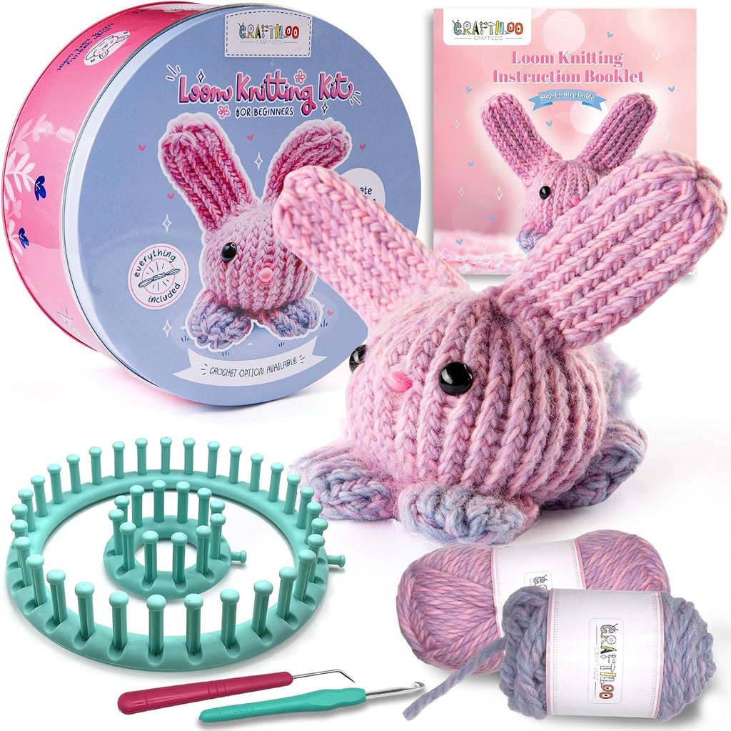 Loom Knitting and Crochet kit for Kids Crochet kit for Beginners Knitting kit for Beginners Knitting Loom Learn to