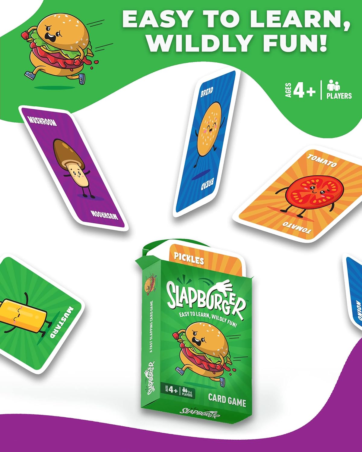 Card Game - Fast-Paced Kids and Family Games for Ages 4 and Up - Fun Card Game for Birthdays, Classroom, Camping