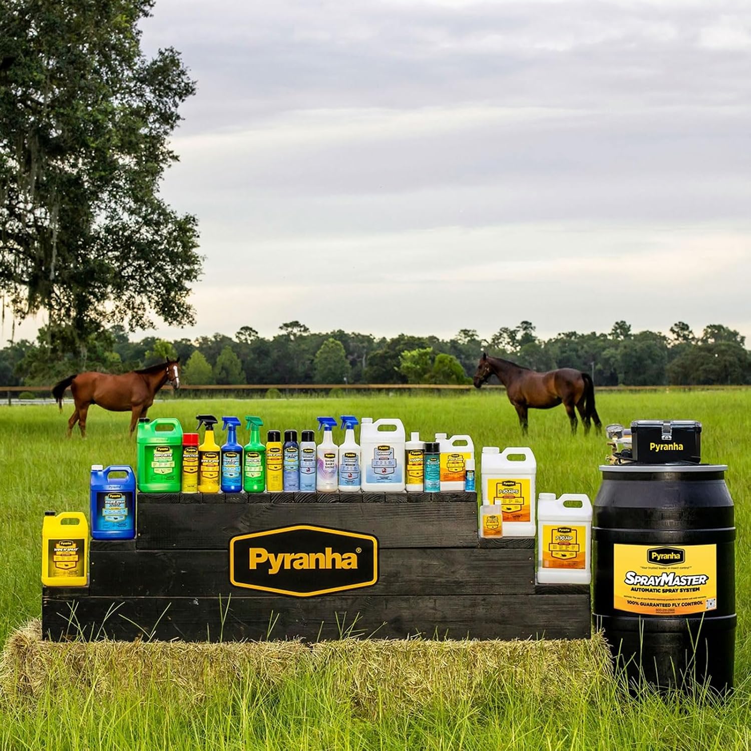 1-10 HPS Concentrate Refill - 2.5 Gallon for 30 Gal Automatic Spray Systems Indoor Barn Fly Control | Repels Horn