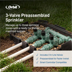 Orbit 57253 3-Valve Heavy Duty Preassembled Manifold