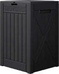 48 Gallon Package Delivery Box Outdoor Secure Lockable | Waterproof Deck Box PP Material Storage Container, Designed