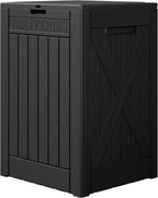 48 Gallon Package Delivery Box Outdoor Secure Lockable | Waterproof Deck Box PP Material Storage Container, Designed