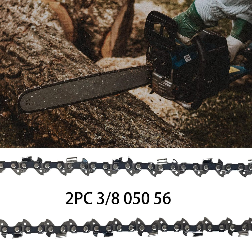 2PC 16 Inch Chainsaw Chain for Husqvarna 135, 240, 120 Mark II Chainsaw | Opuladuo 16 Inch Replacement Chain for WEN