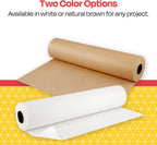 Butcher Kraft Paper Roll, 40 lb, 30 Inches x 1000 Feet, White