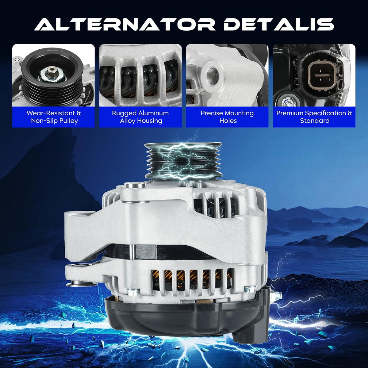 New Alternator 4.7L for Toyota Sequoia & Tundra & 4Runner 2003-2009