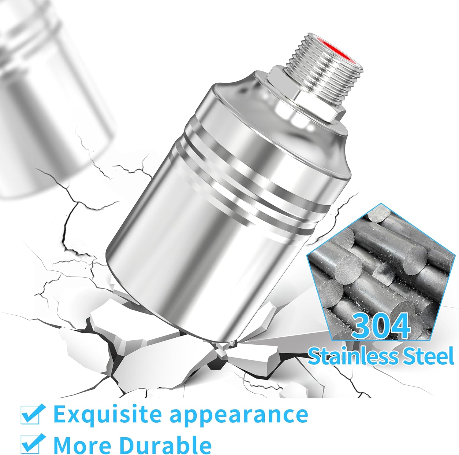 1/2" to 3/4" 1" Water Mini Float Valve,304 Stainless Steel Fully Automatic Level Controller Valve for Wate Tank