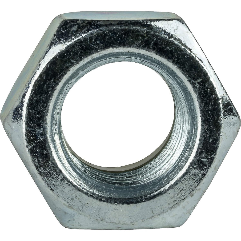 Fastenere Nylon Insert Hex Lock Nuts - #8-32 Grade 2 Zinc, Clear Finish, Corrosion-Resistant, Durable Hardware Nuts for Secure Fastening, Locking Nut, (100-Pack)