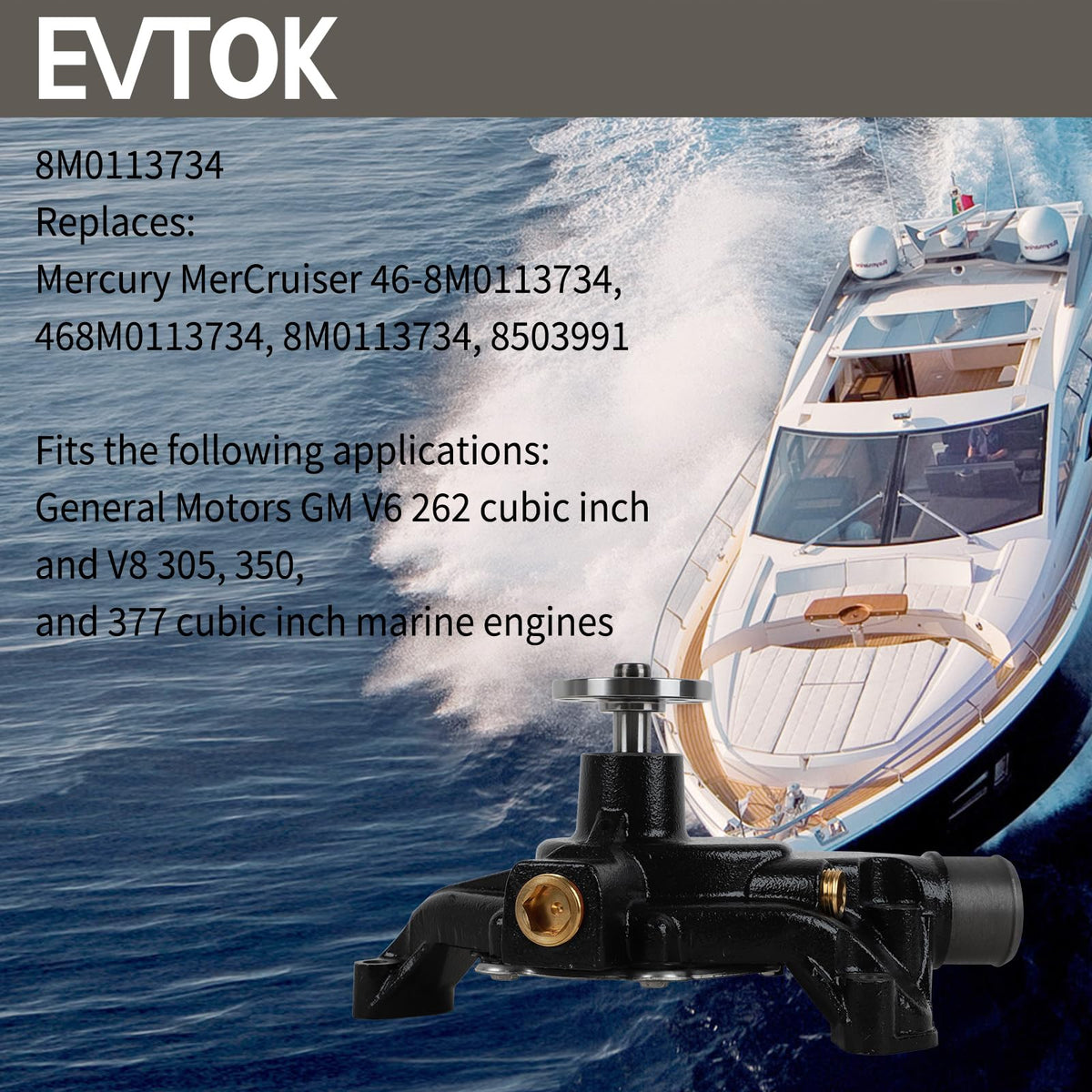 Evtok Sea Water Pump Kit 8M0113734