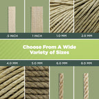 Natural Hemp Twine - Macrame, Jewelry, Garden + Craft - 3 MM