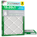 12x20x1 Air Filter MERV 8 Dust & Allergy Defense (2-Pack)