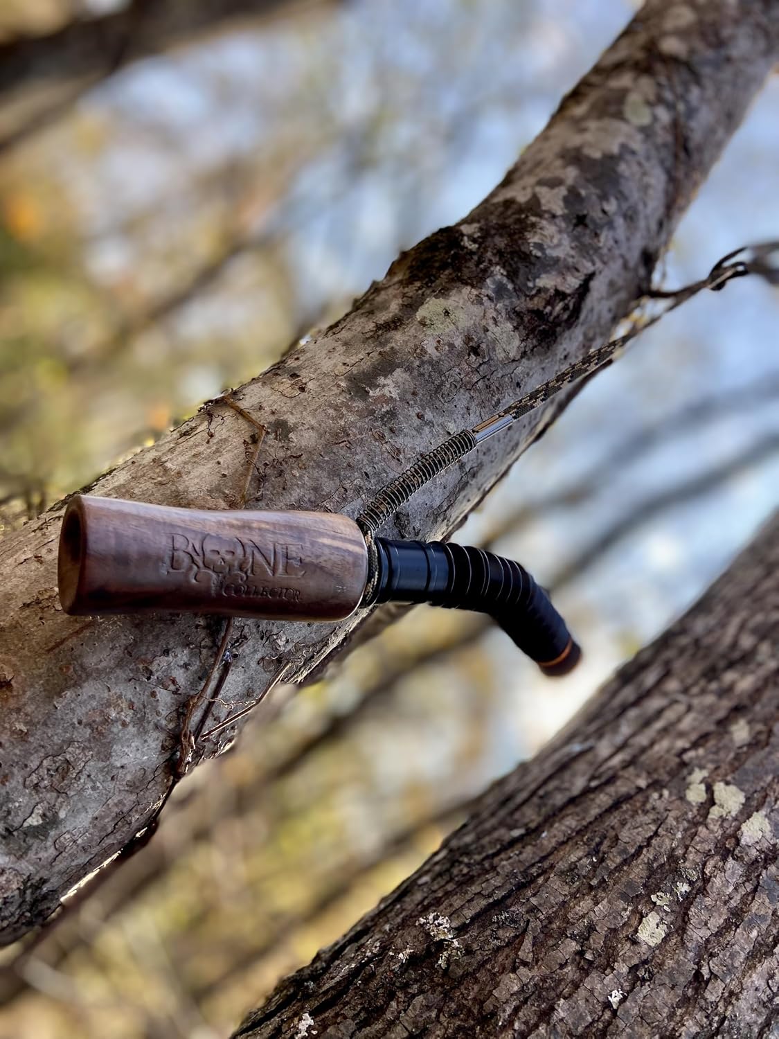 Game Calls Ol' Faithful Grunt Call - Reliable Dominant Buck Vocalization with Extendable Tube and Walnut Barrel
