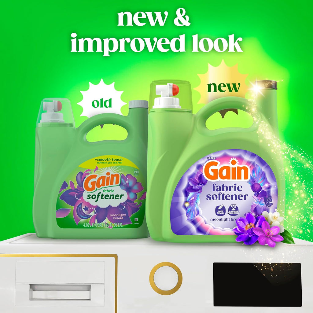 Liquid Laundry Fabric Softener, Laundry Conditioner, Long Lasting Scent, Softens, Freshness, Helps with Static &