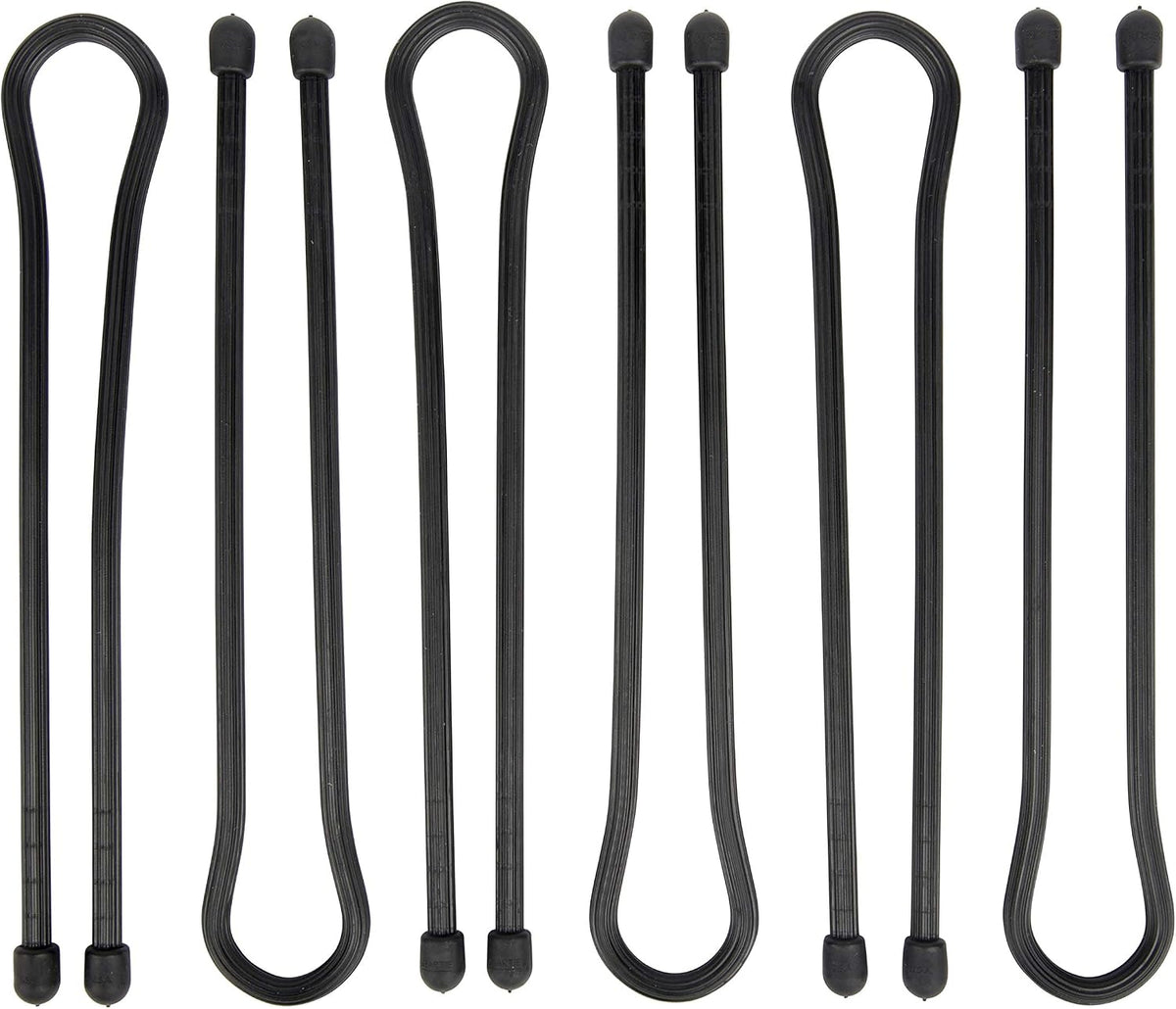 Gear Tie Original ProPacks - Reusable Rubber Twist Ties for Indoor & Outdoor Use - Bendable Wire Interior - Durable