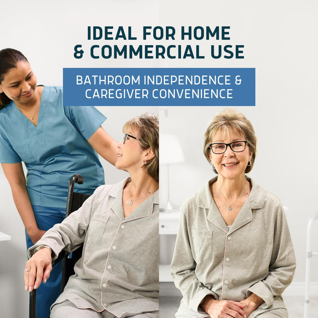 Super Absorbent Commode Pads - Medical Grade Value Pack 100 Count
