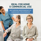 Super Absorbent Commode Pads - Medical Grade Value Pack 100 Count