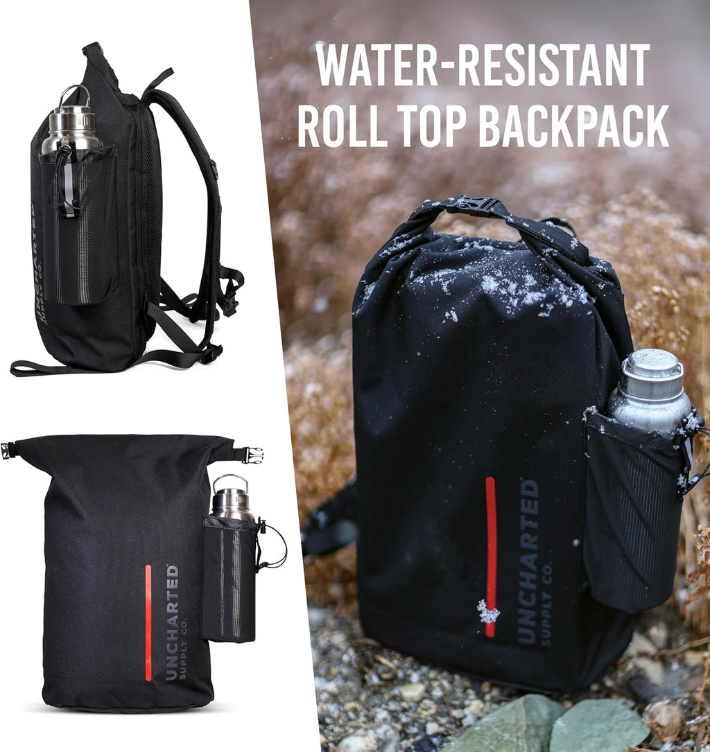 Emergency Survival Kit – Seventy2 Core by Uncharted Supply Co, Waterproof Backpack Bug-Out Bag with First Aid, Tools