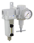 PneumaticPlus SAU420T-N06G-MEP Air Filter Regulator Combo, 3/4" NPT
