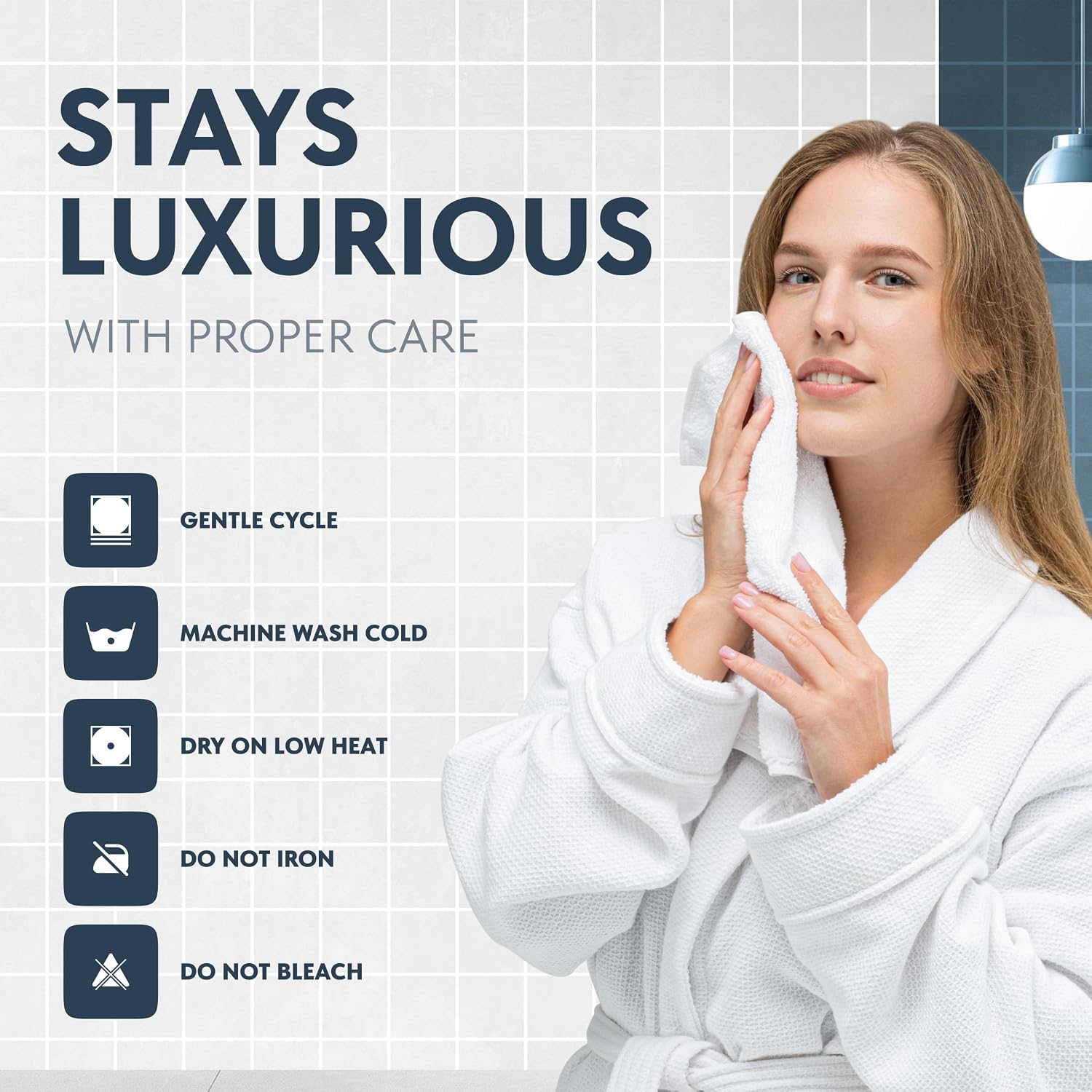 Luxury Cotton Washcloths 13x13 Inch - 650 GSM Turkish Cotton | Hotel, Spa, Bathroom Face Towel | 12 Pack