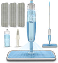 Spray Wet Mops for Hardwood Floor Cleaning: MEXERRIS Floor Mop with 3 Washable Pads for Swiffer Powermop - Refillable