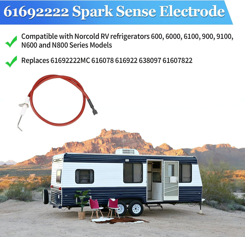 61692222 Spark Sense Electrode Compatible with Norcold RV Refrigerator