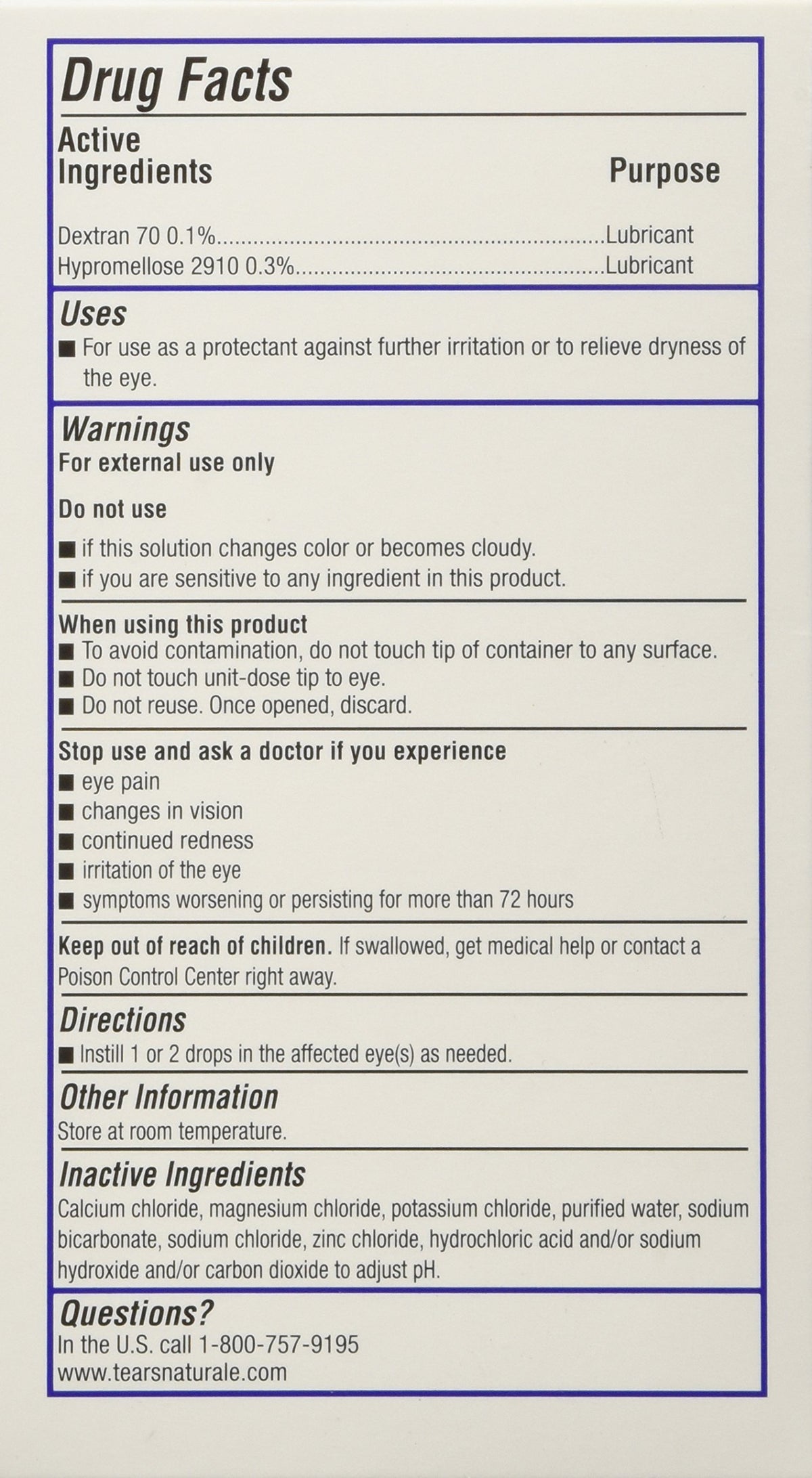 Alcon Bion Tears Single-Use Vials, 28 Count